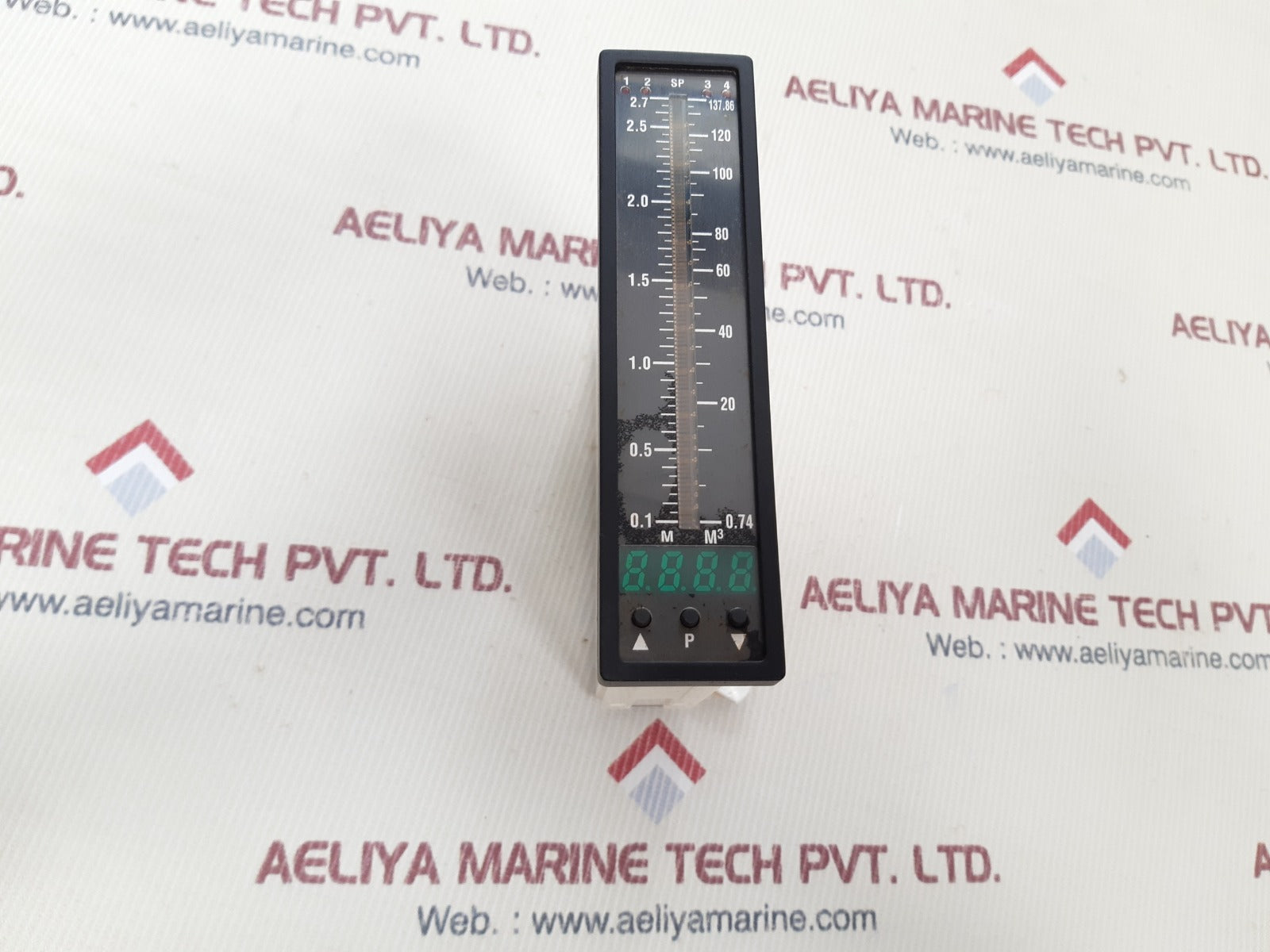 Texmate fl-b101d40 bargraph meter bar scale 0.1-2.7
