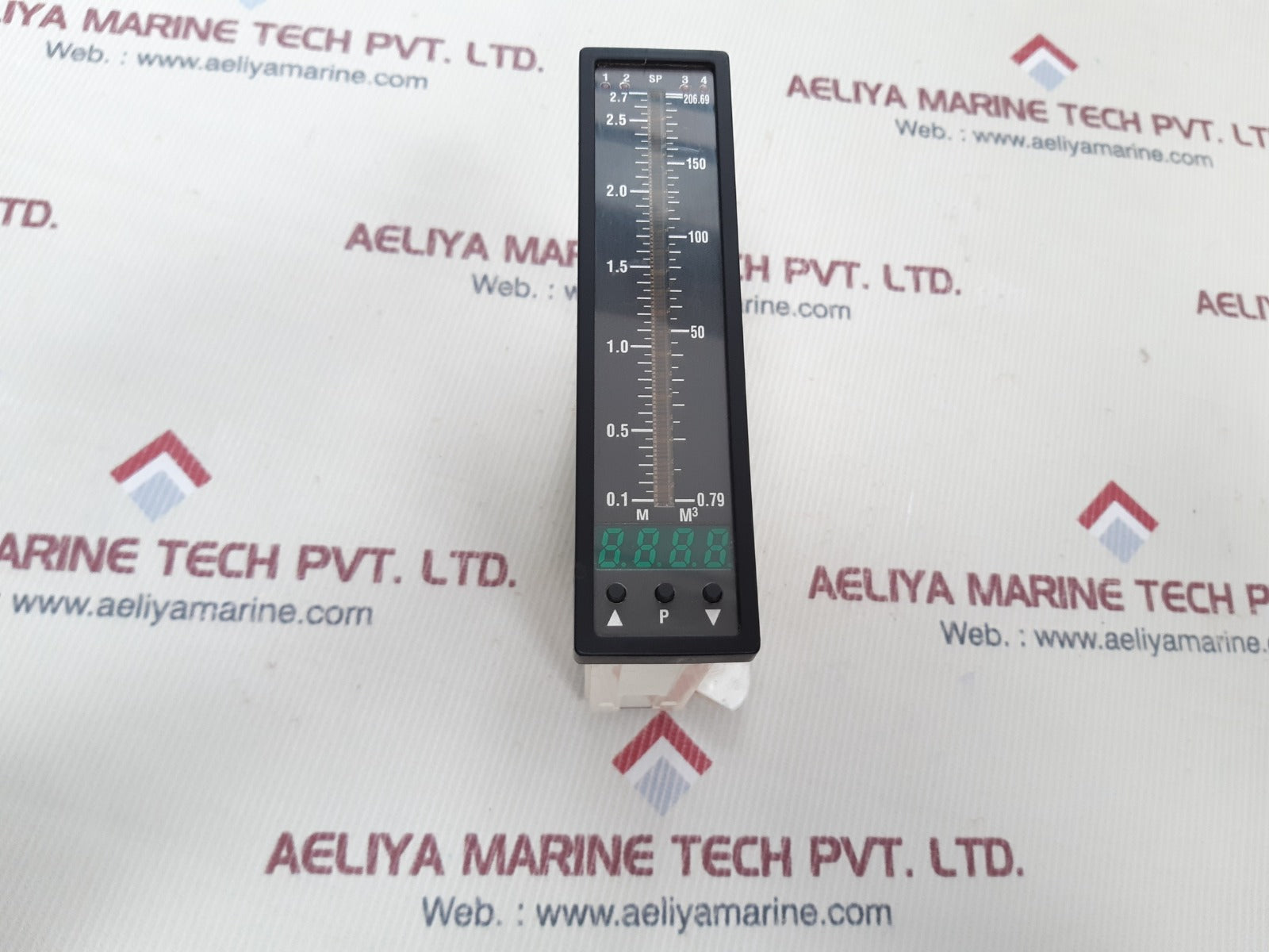 Texmate fl-b101d40 bargraph meter digital reading 0.7-206.6