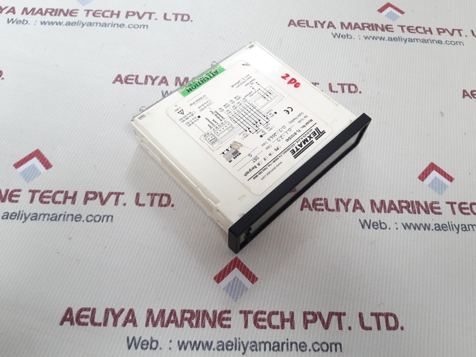 Texmate fl-b101d40 bargraph meter digital reading 0.7-206.6