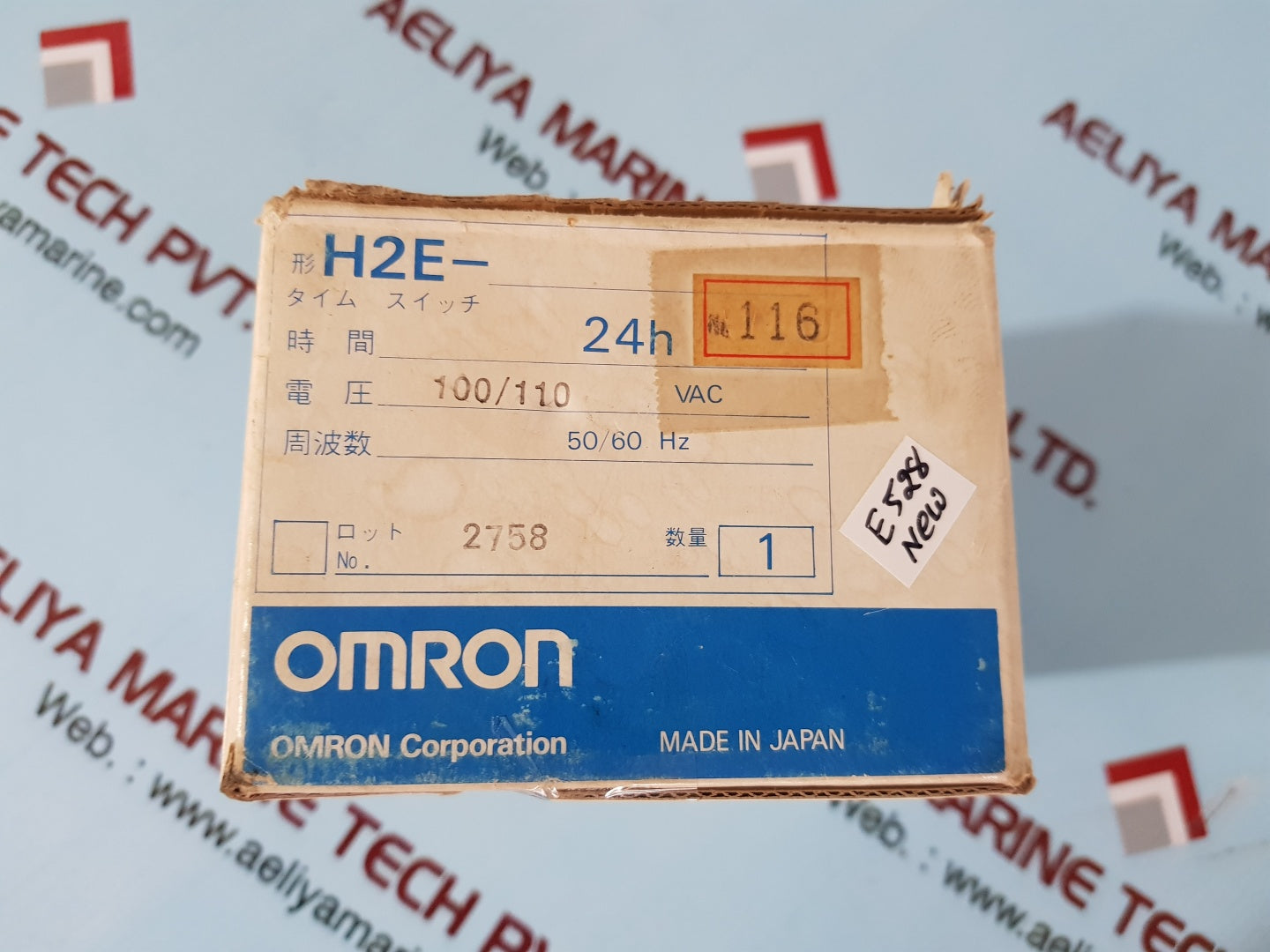 Omron h2e timer switch 100/110v 50/60hz