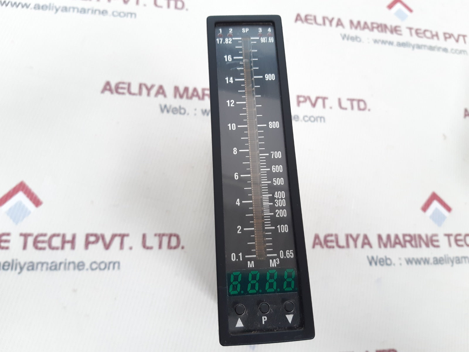 Texmate fl-b101d40 bargraph meter bar scale 0.1-17.82