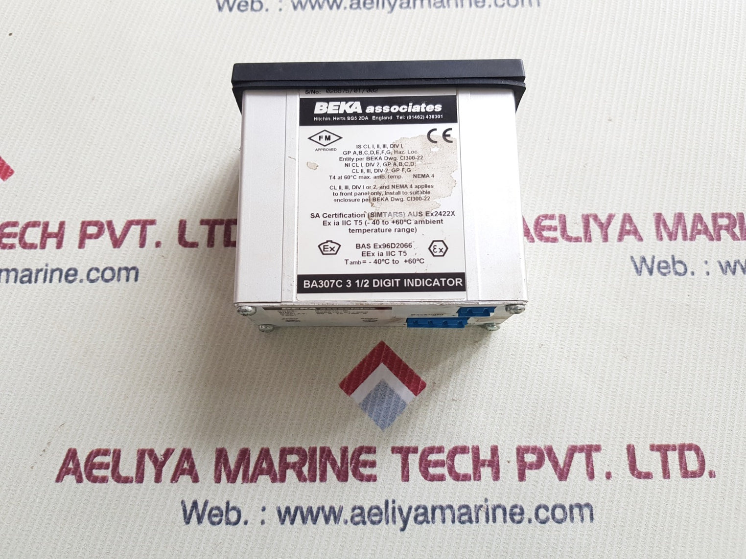 Beka associates ba307c 3 1/2 digit indicator