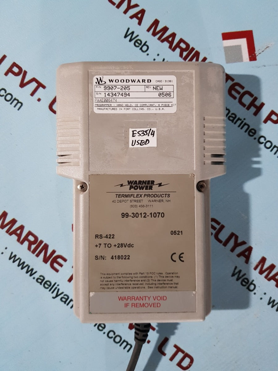 Woodward 9907 205 hand held programmer