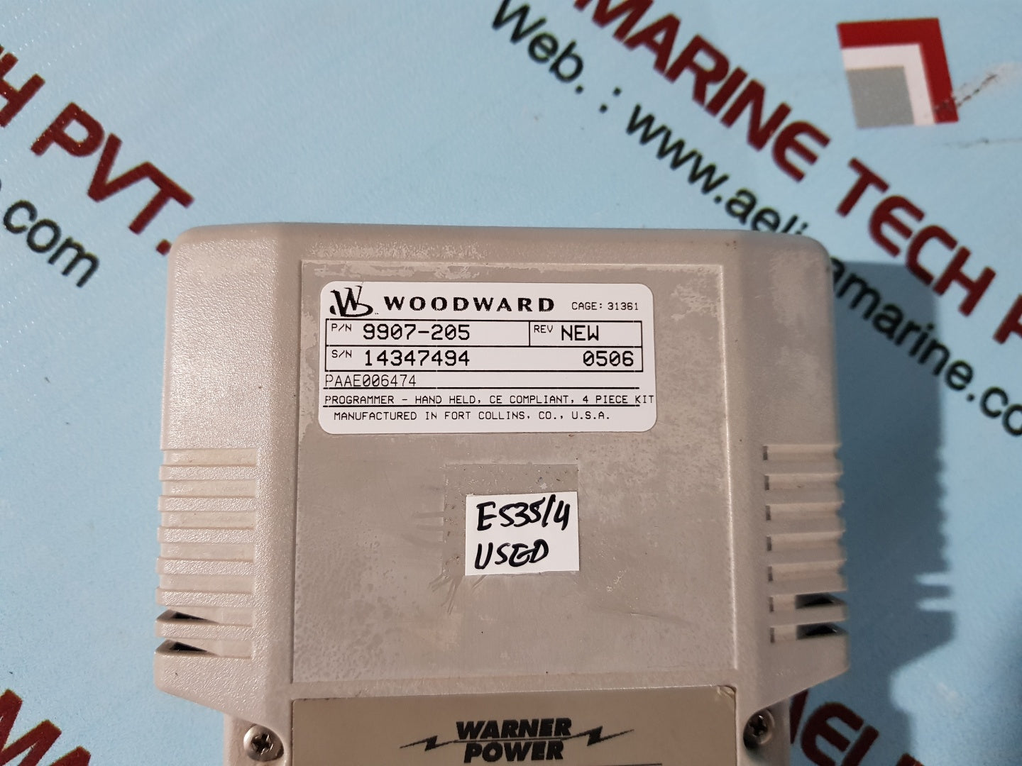 Woodward 9907 205 hand held programmer