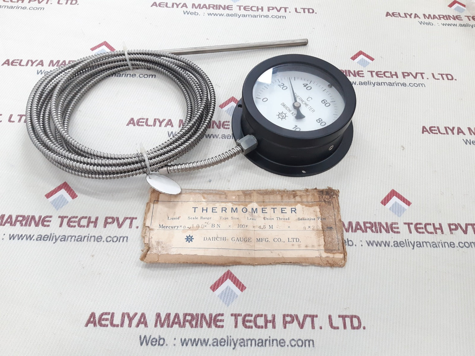 Daiichi keiki thermometer 0-100 ºc