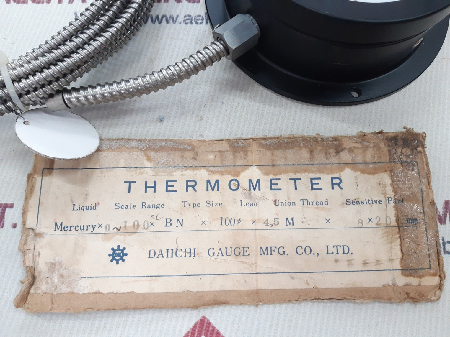 Daiichi keiki thermometer 0-100 ºc