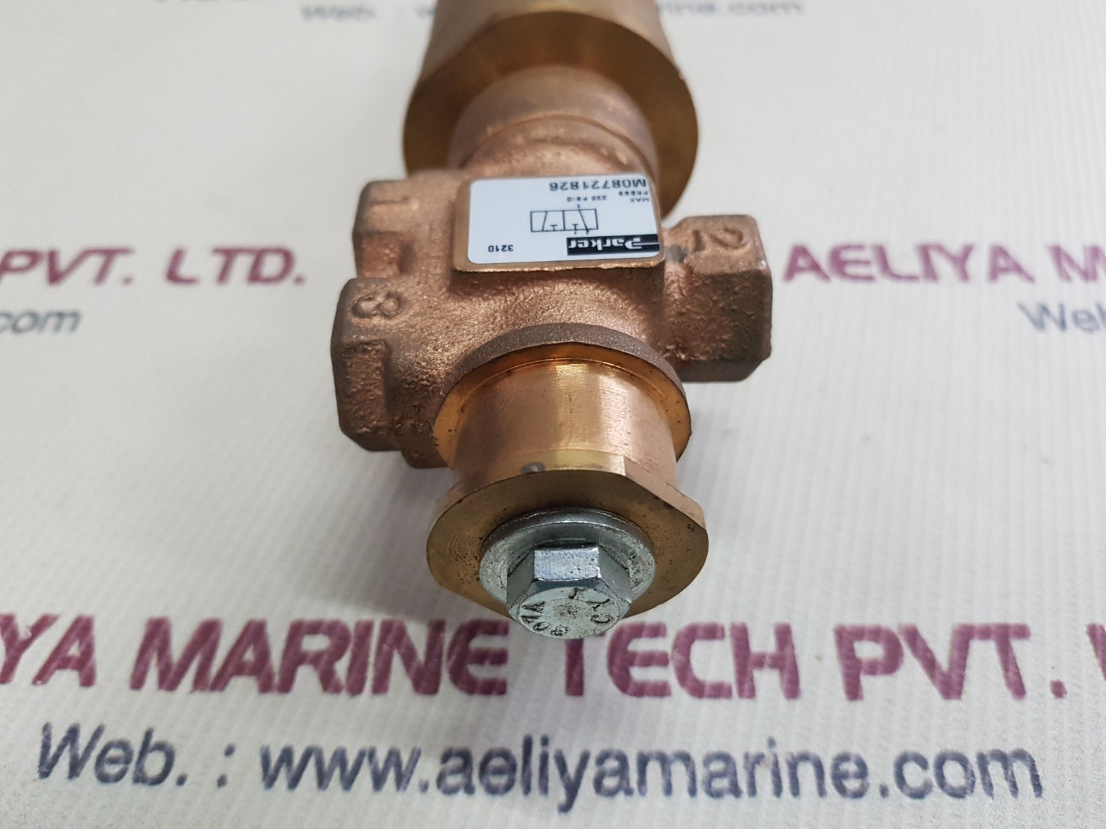 Parker m08721826 bronze threaded manual valve