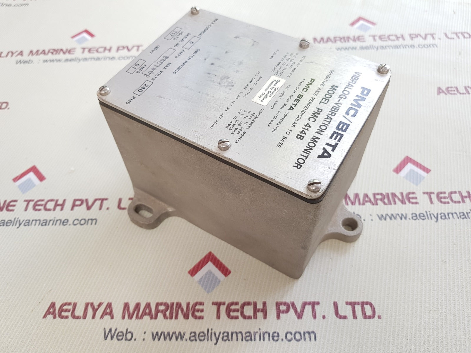 Pmc/beta pmc 414b vibralog-vibration monitor