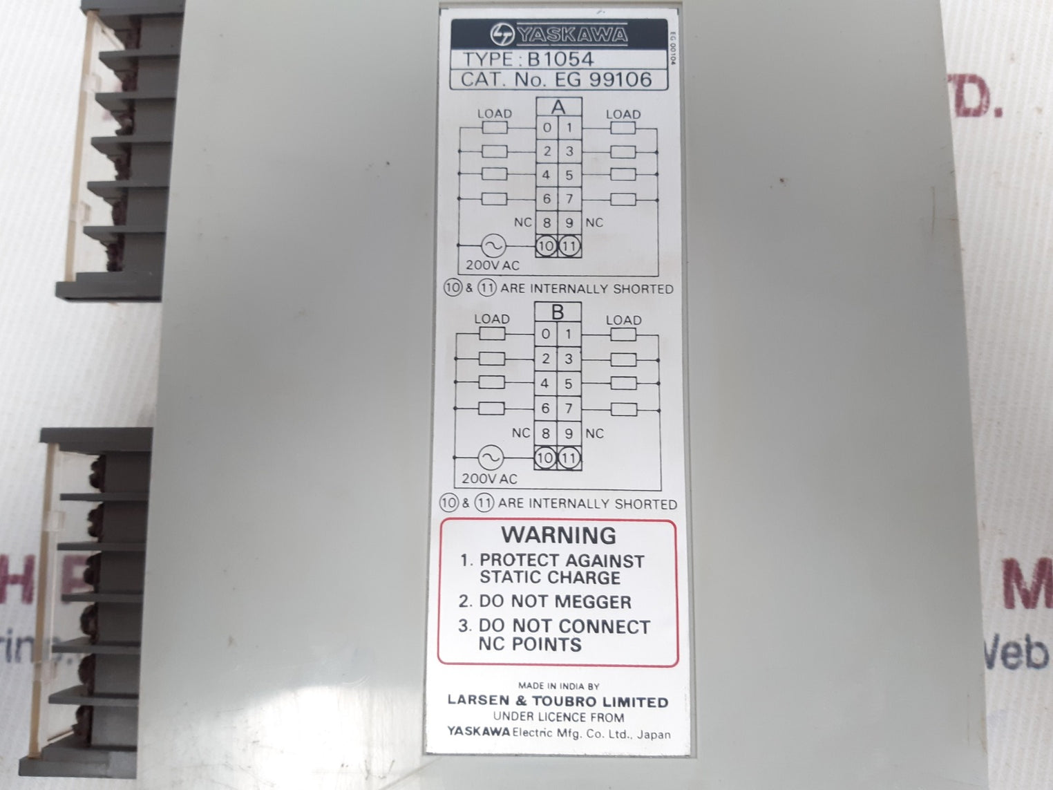 Yaskawa b1054 output module