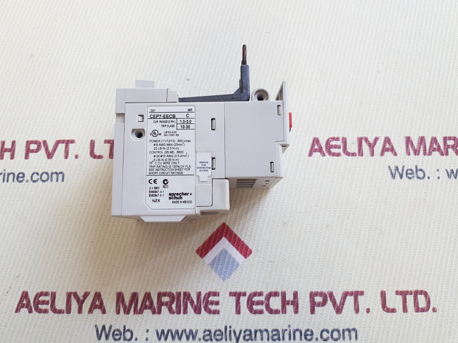 Sprecher cep7-eecb overload relay ser c