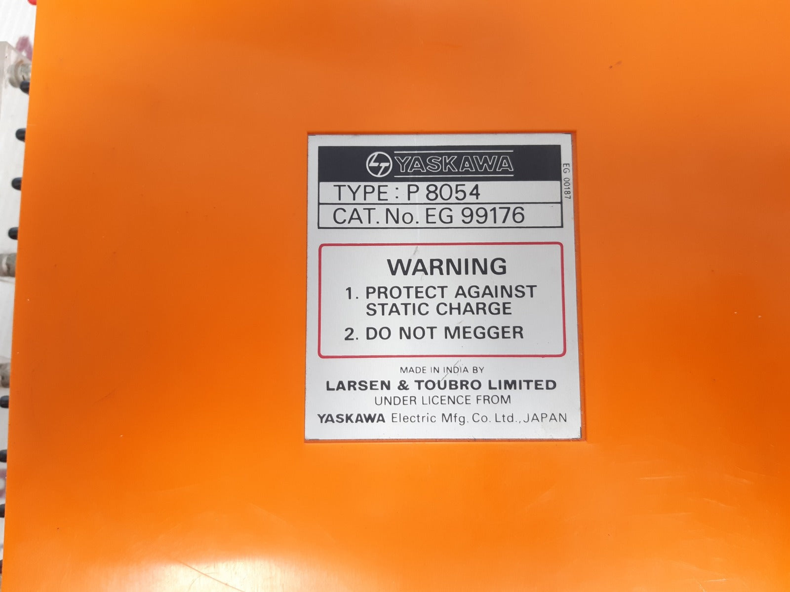 Yaskawa p8054 switch mode power supply eg 99176