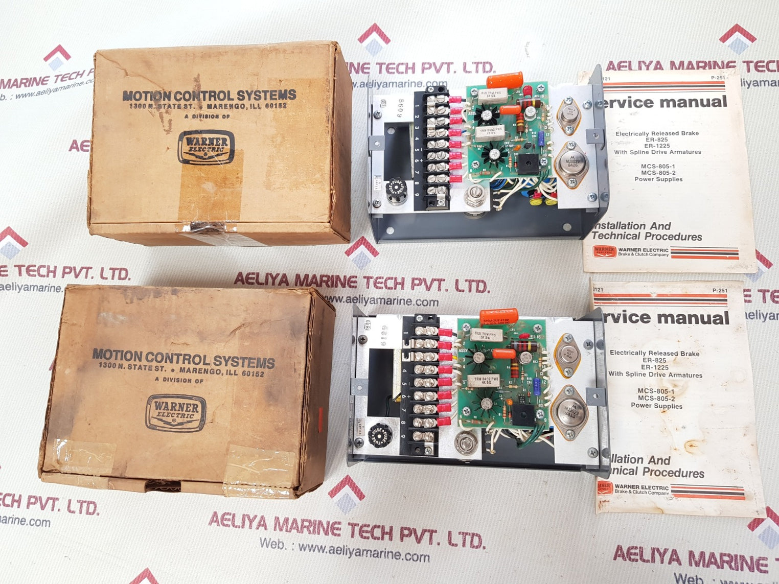 warner electric mcs-805-1/mcs-805-2 power supply