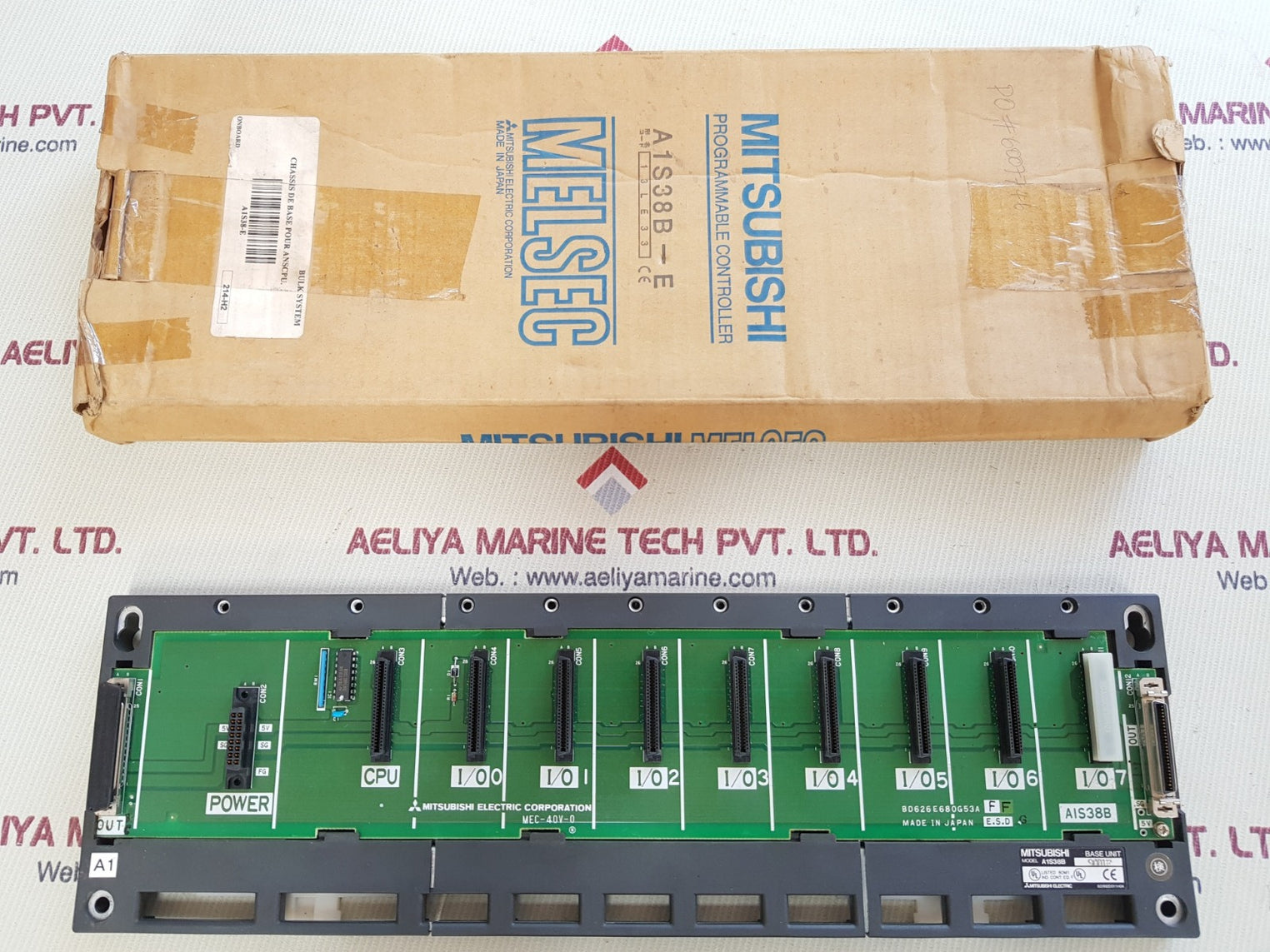 Mitsubishi a1s38b base unit bd626e680g53a f f