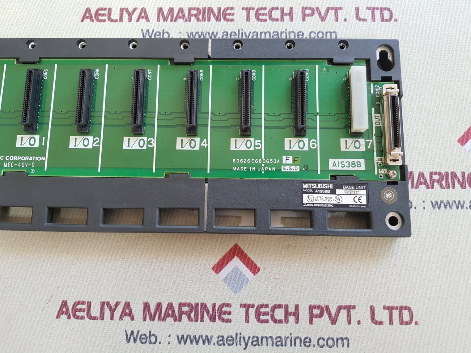 Mitsubishi a1s38b base unit bd626e680g53a f f