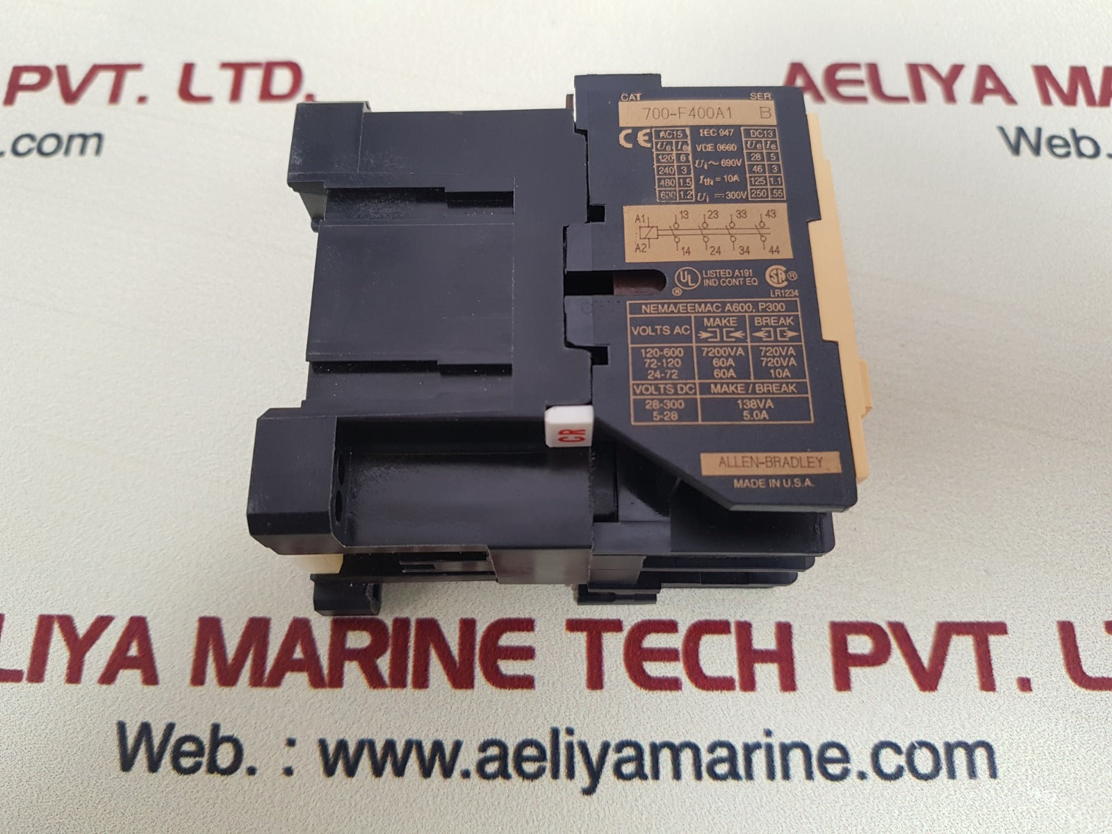 Allen-bradley 700-f400a1 contactor ser.B