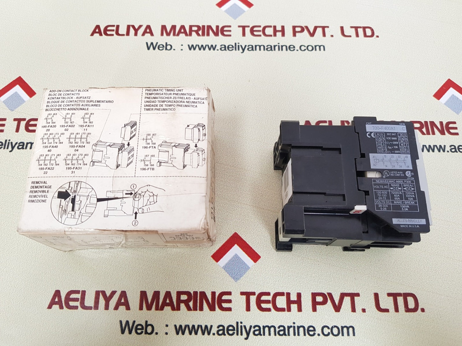 Allen-bradley 700-f400a1 ser C control relay