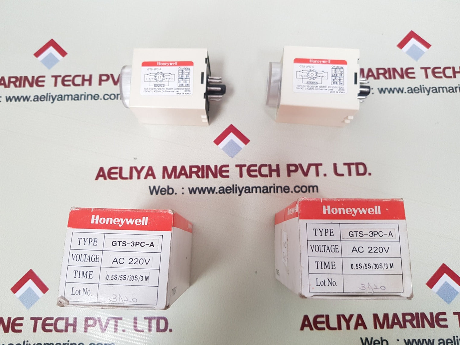Honeywell gts-3pc-a time delay relay ac 220v