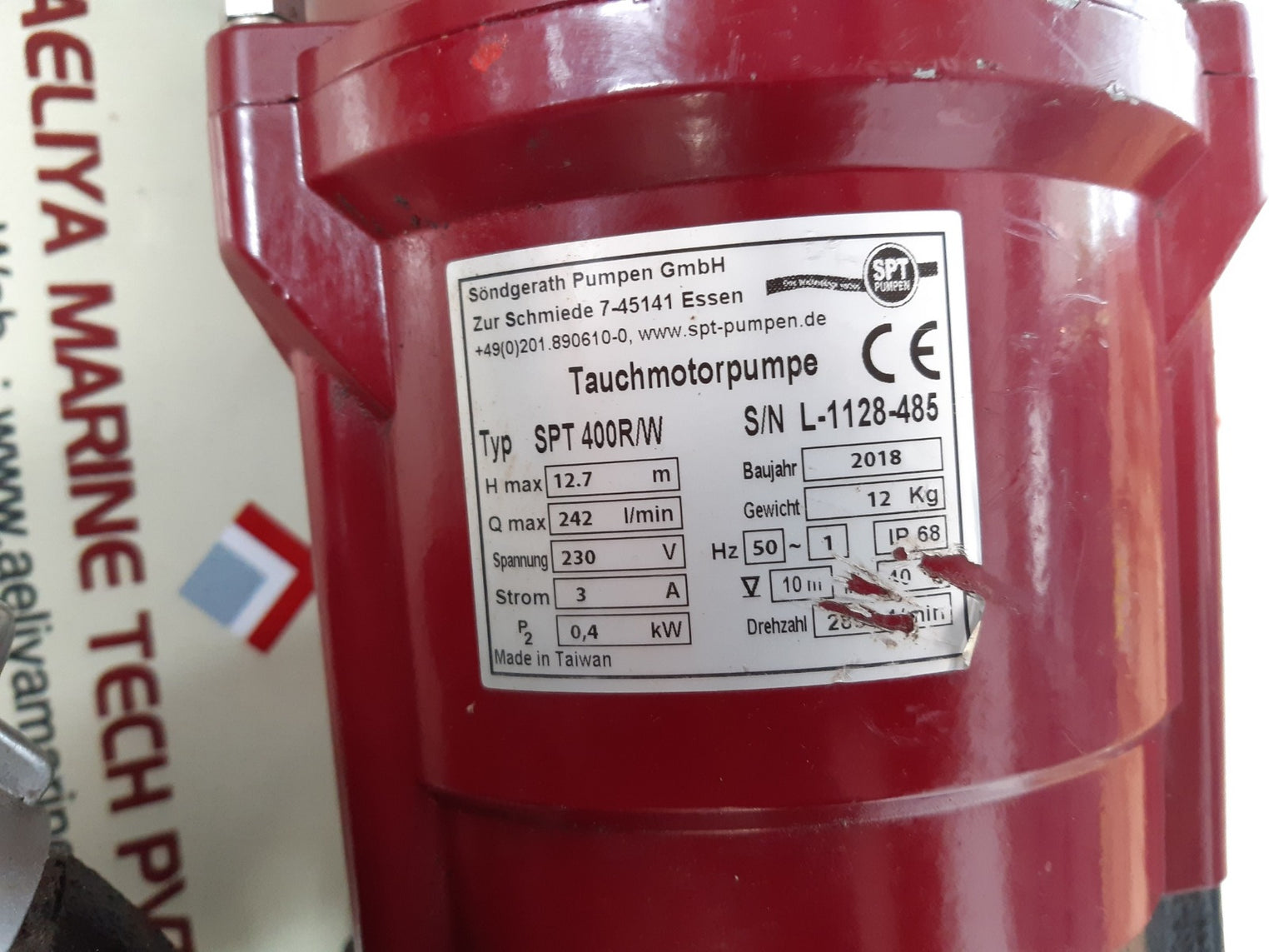 Sondgerath pumpen spt 400r/w sewage pump