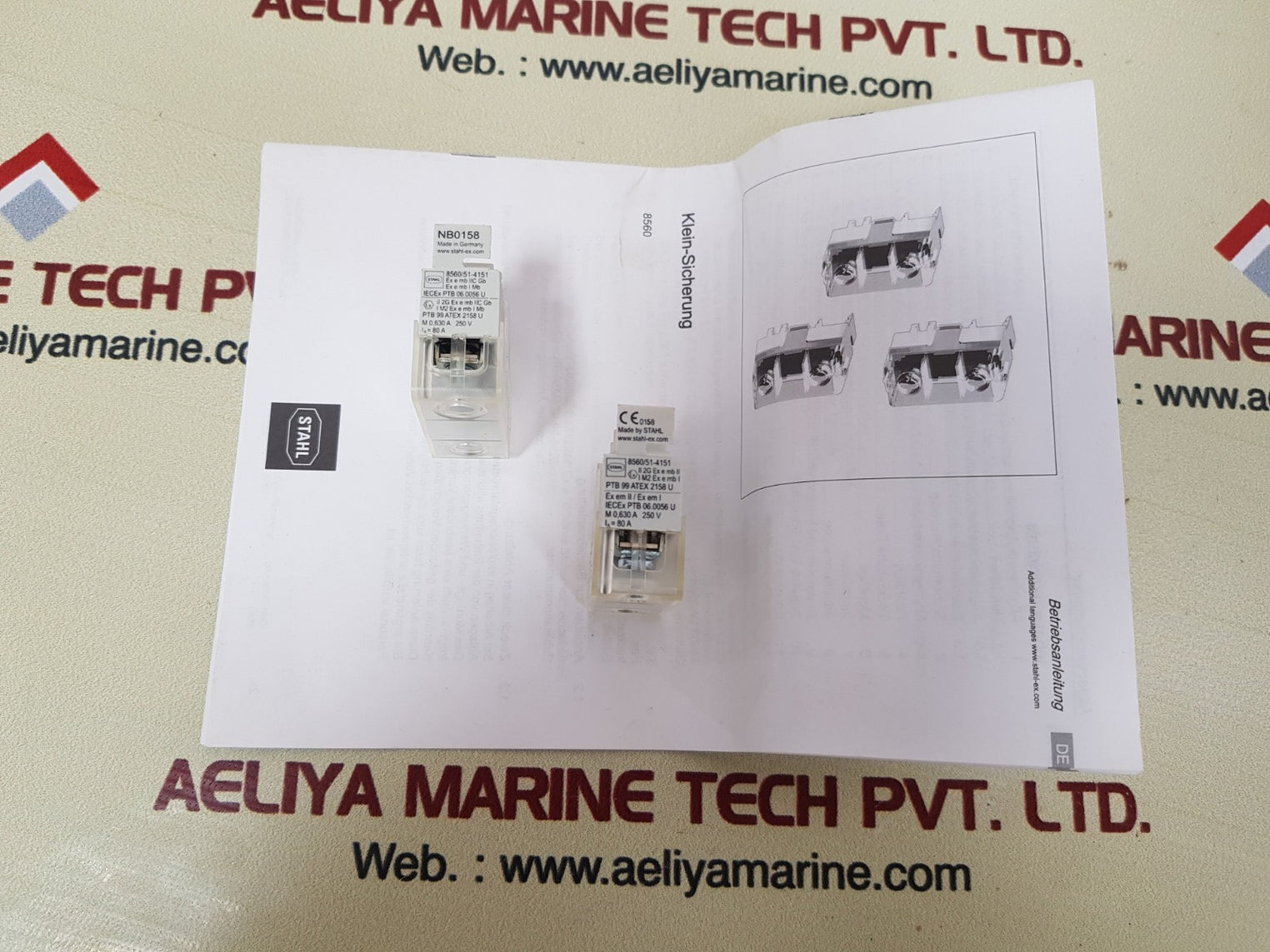 Set of 8x stahl 8560/51-4151 fuse