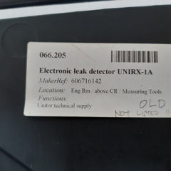 Unitor unirx-1a refrigerant leak detector
