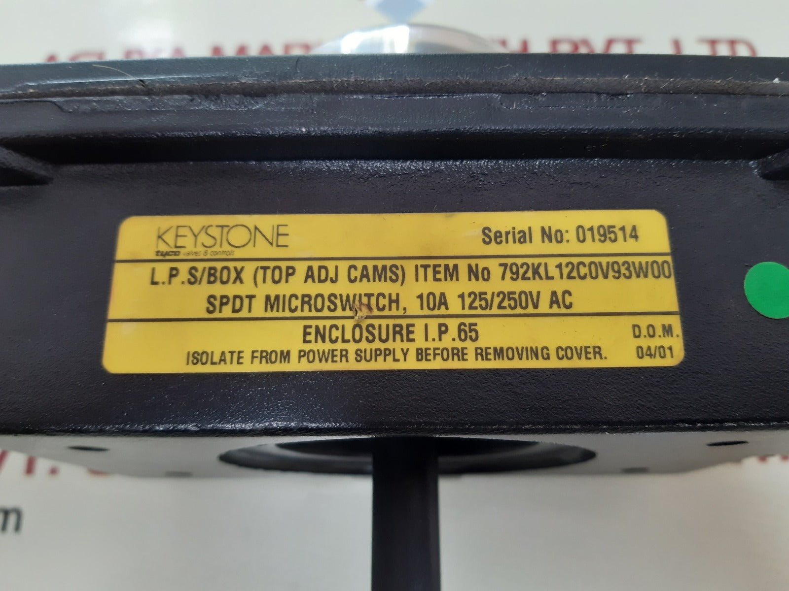 Keystone 792kl12cov93w00 microswitch