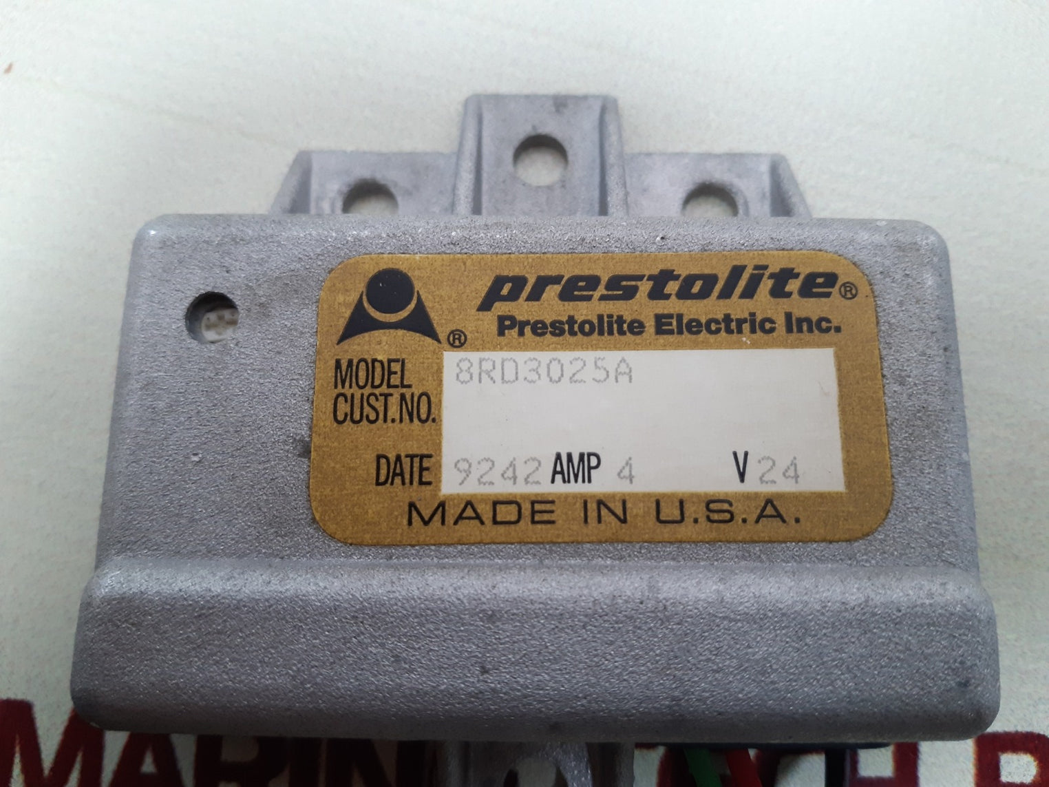 Prestolite 8rd3025a voltage regulator