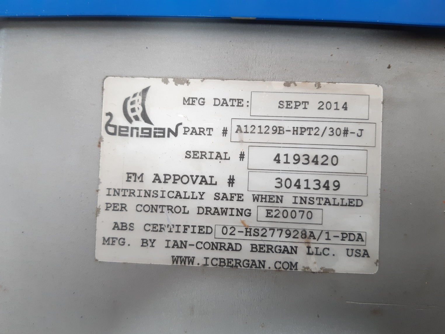 Bergan a12129b-hpt2/30#-j guard level