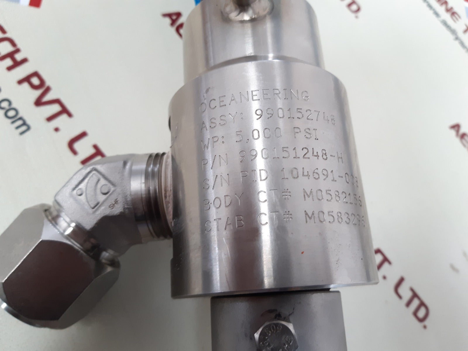 Oceaneering 990152748 hot stab 990151248-h