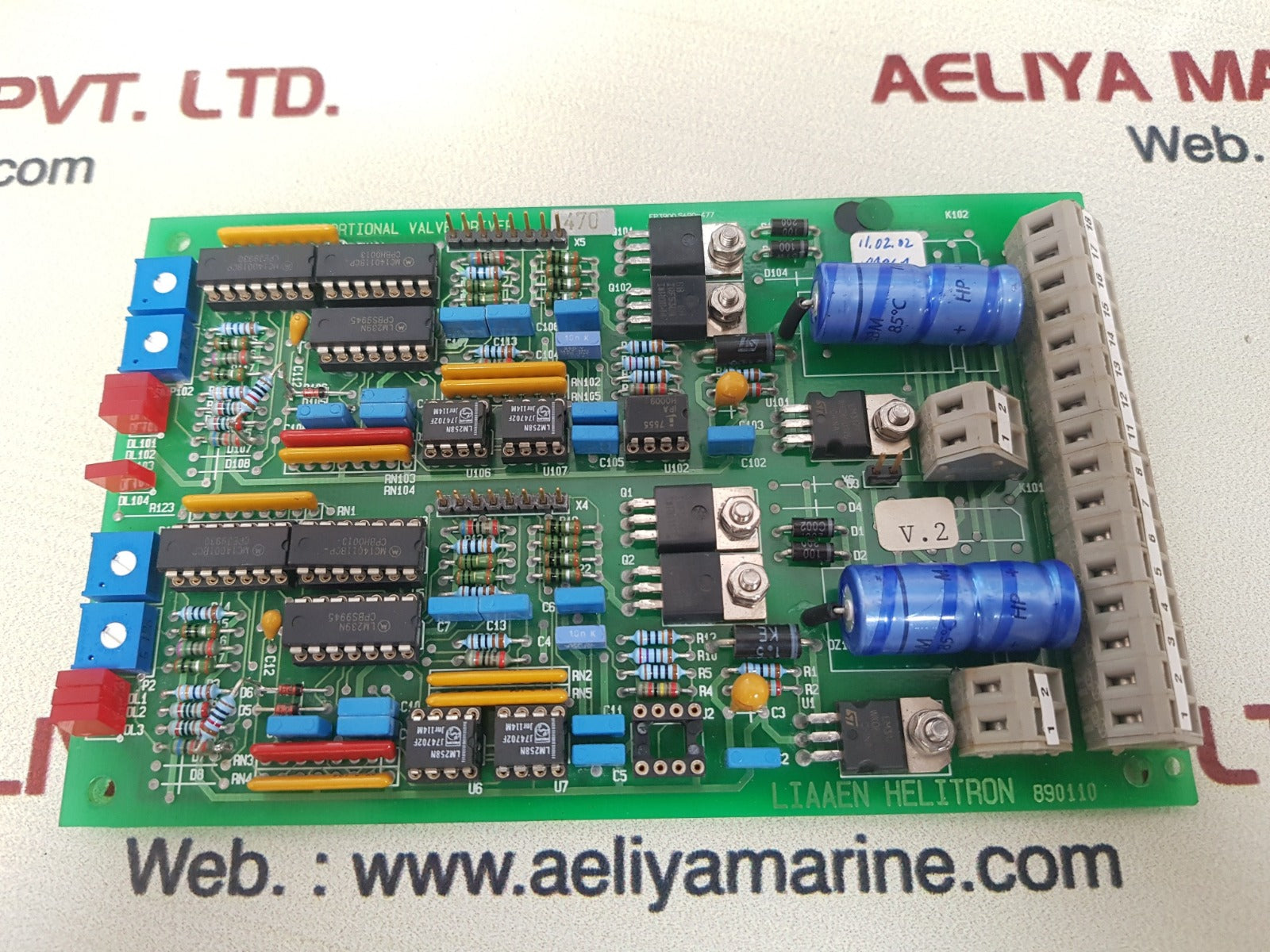 Liaaen helitron dc0034a proportional valve driver pcb card 890110