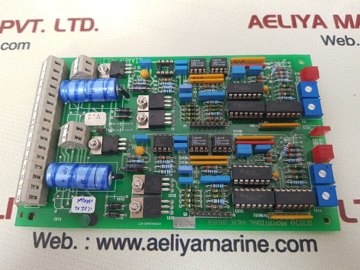 Liaaen helitron dc0034a proportional valve driver pcb card 890110