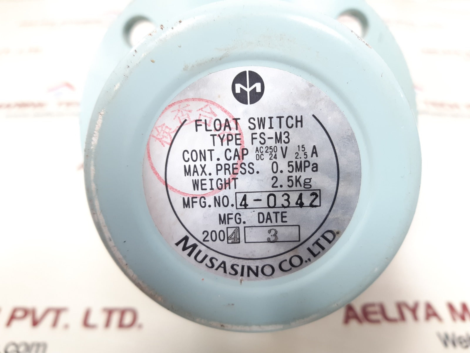 Musasino fs-m3 float switch 0.5amp