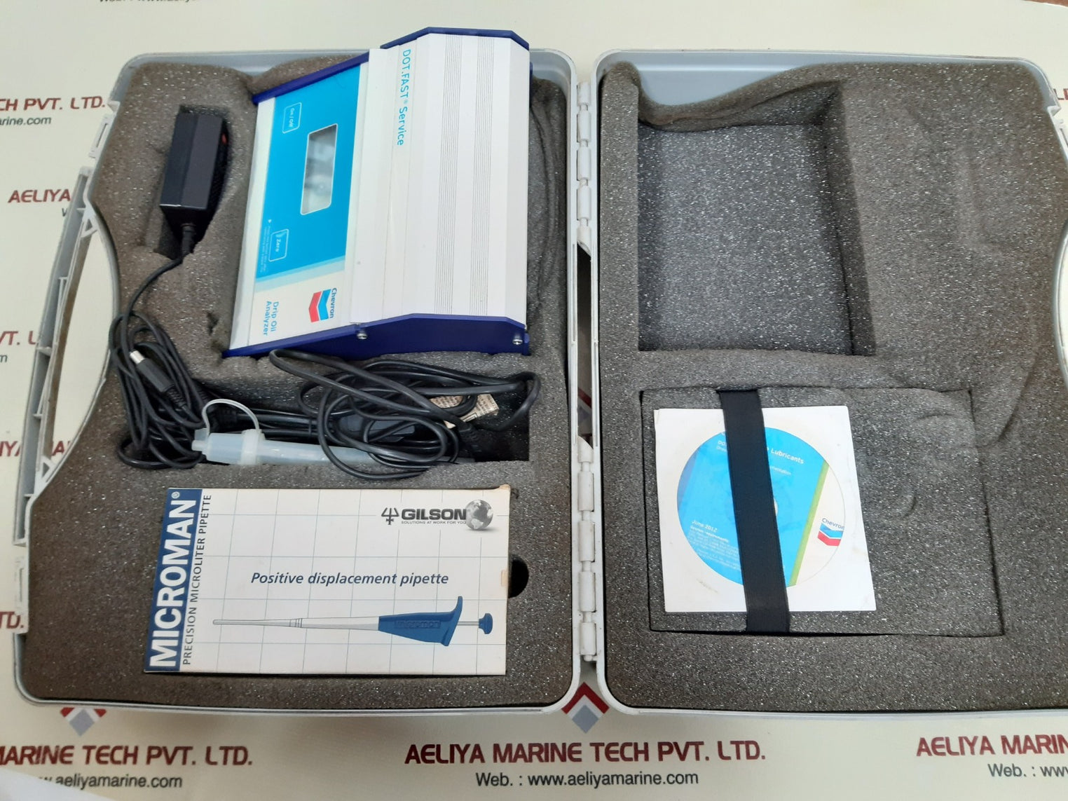 Chevron 603303 drip oil analyzer test kit