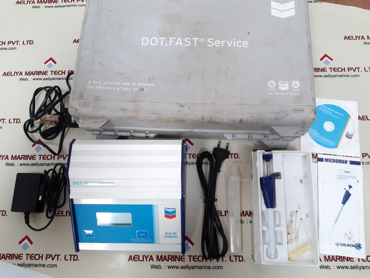 Chevron 603303 drip oil analyzer test kit