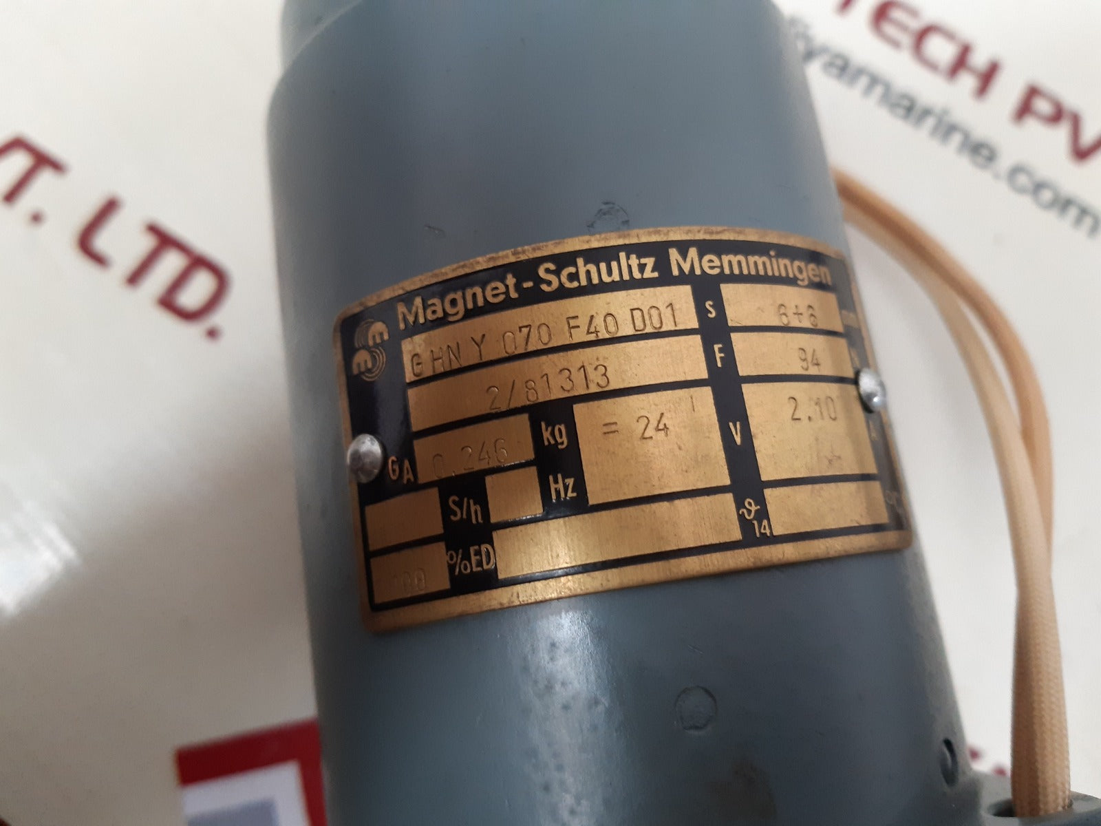Magnet-schultz ghny 070 f40 d01 valve