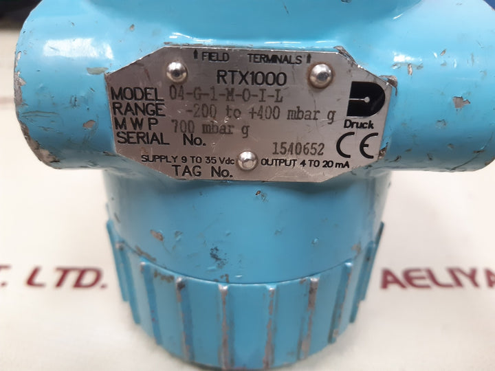 Druck rtx1000 pressure transmitter 04-g-1-m-0-i-l