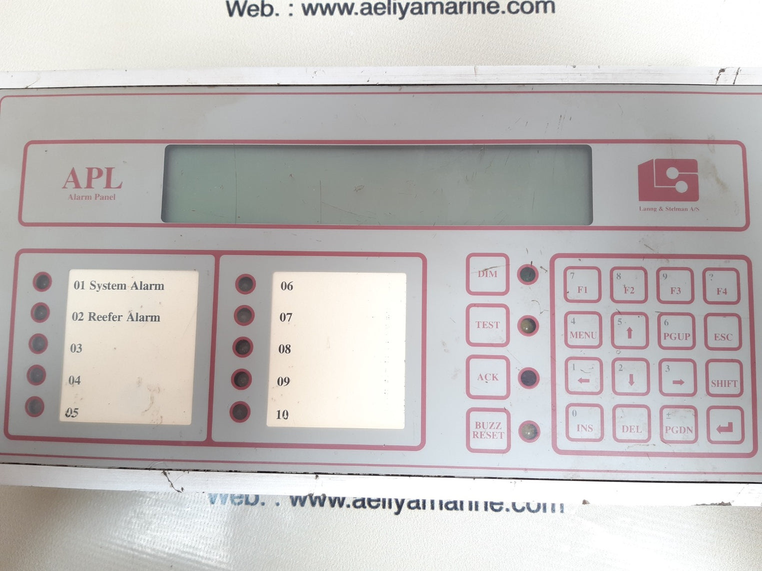 Lanng & stelman 1284-002 alarm panel 
