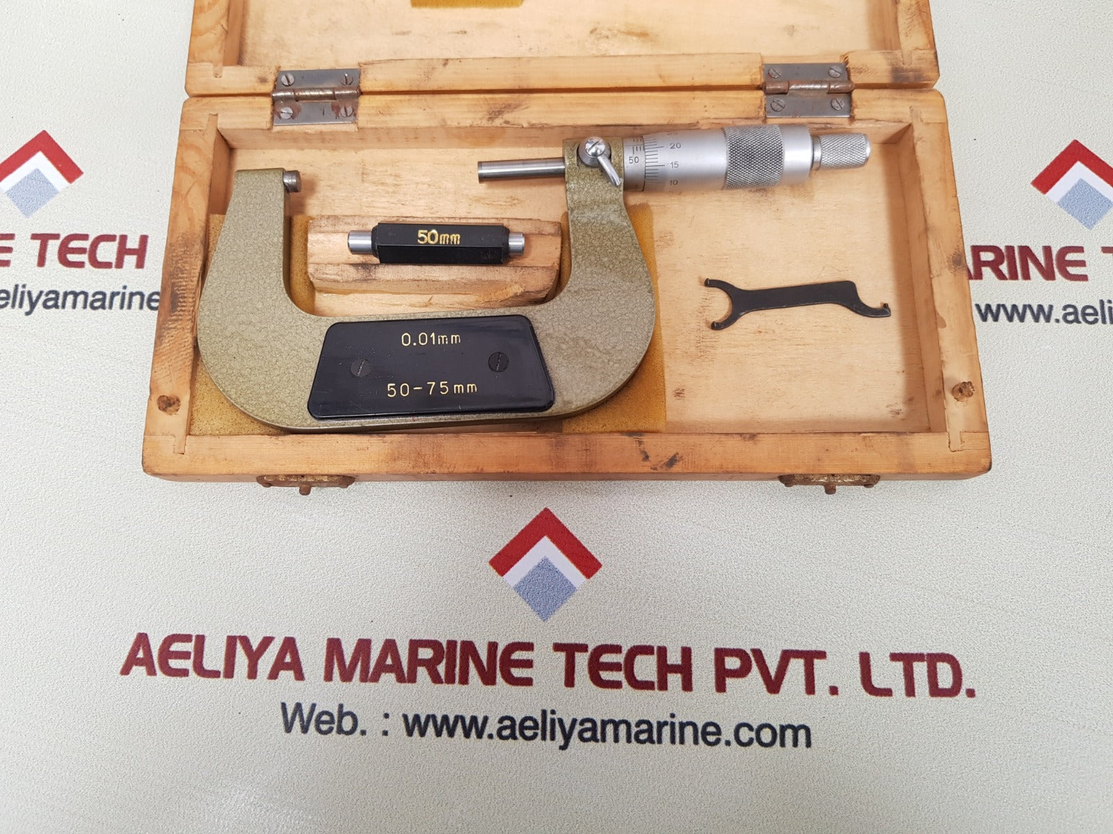 50-75mm, 0.01mm micrometer