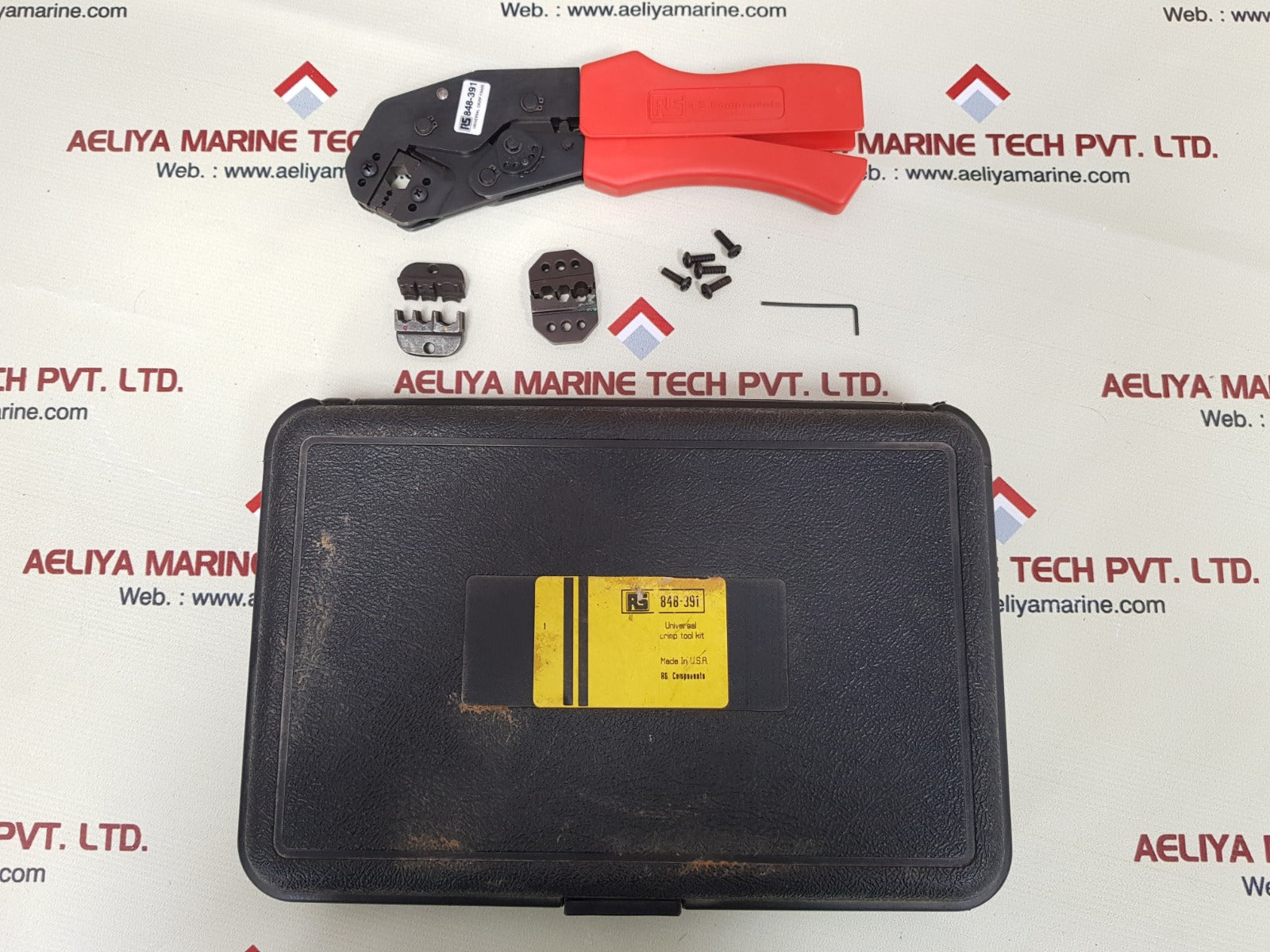 Rs components 848-391 universal crimp tool kit