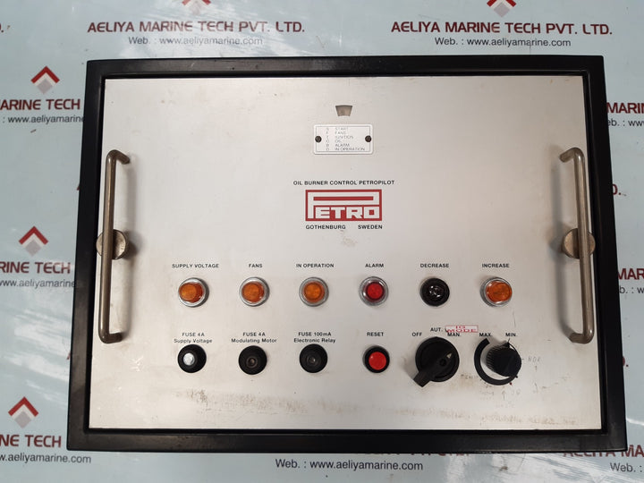 Petro oil burner control petropilot