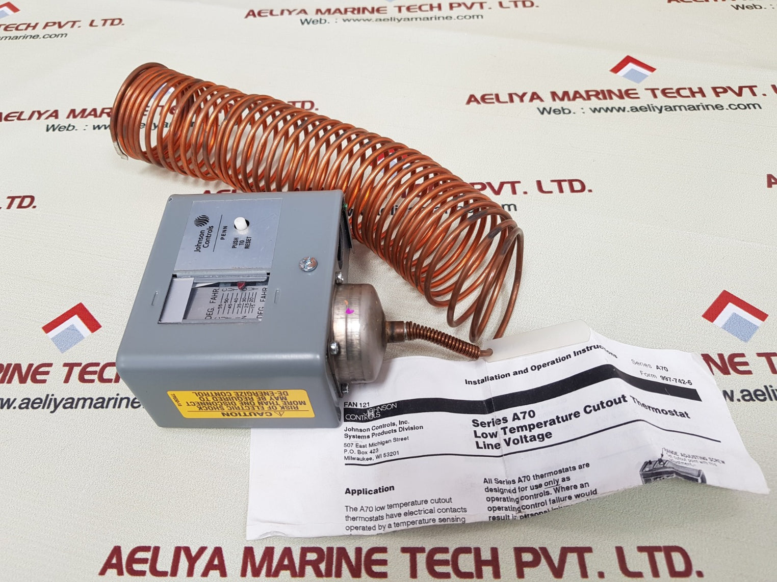 Johnson a70ha-1 temperature control 