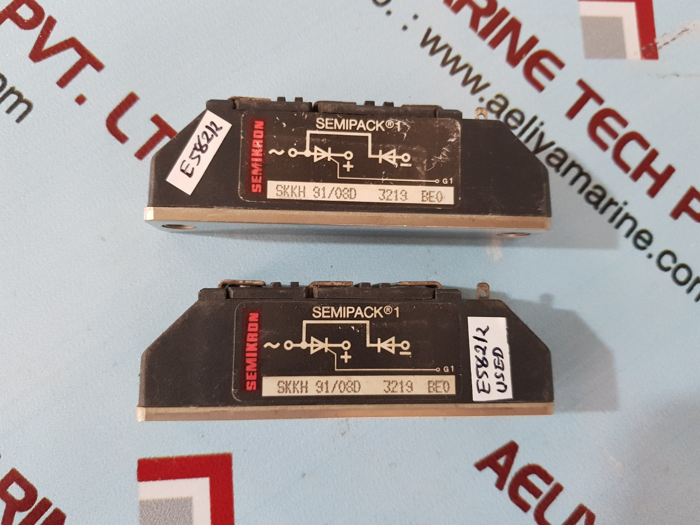 Semikron Semipack 1 Skkh 91/08D 3219 Be0 Thyristor Module