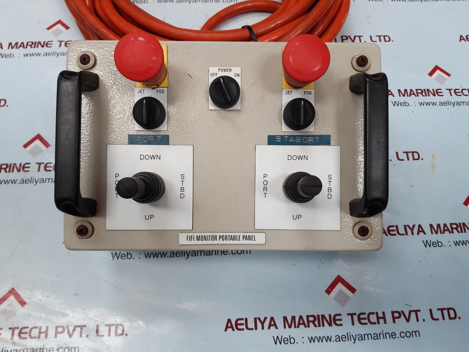 Stevid elektro fifi monitor portable panel – Aeliya Marine Tech