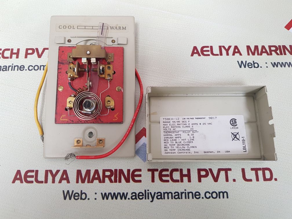 Johnson controls t58ea-12c low voltage thermostat
