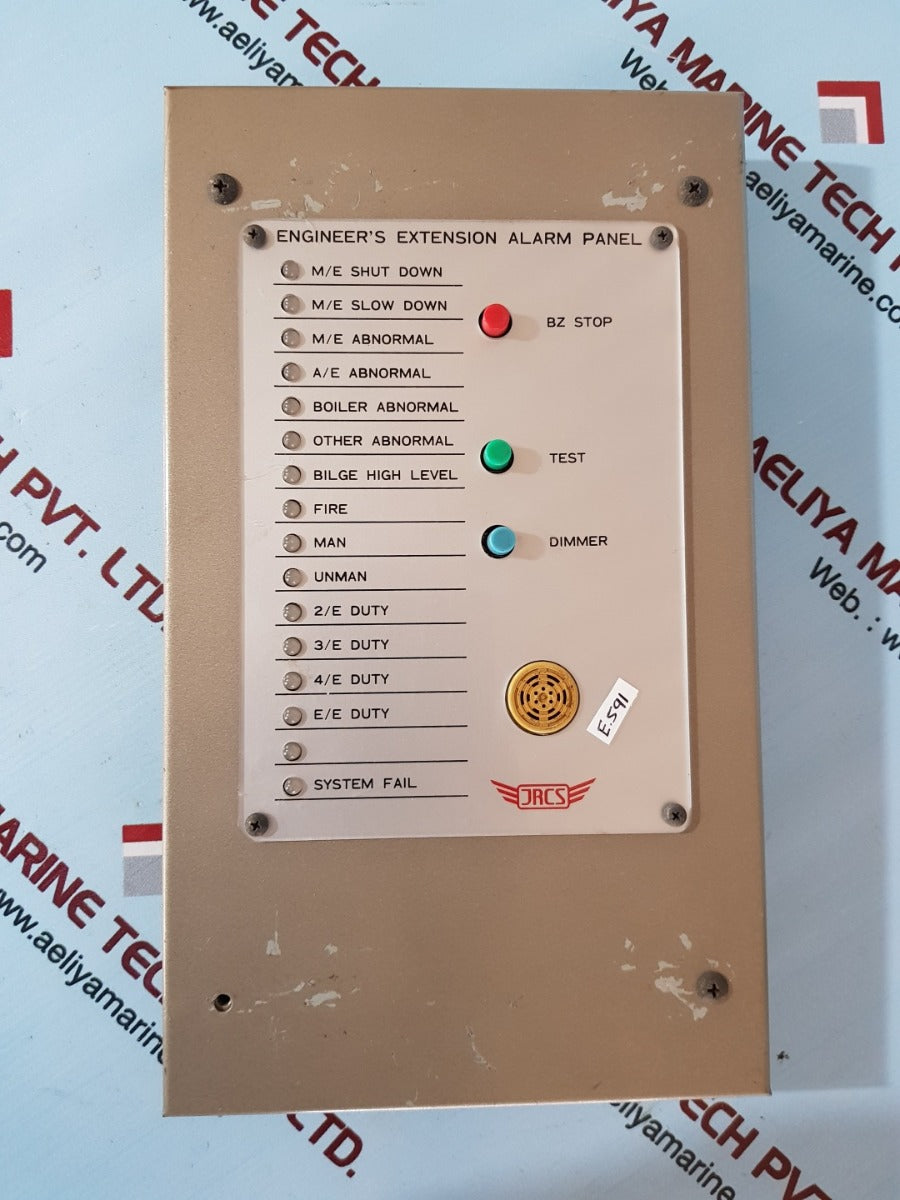 Jrcs ext-200 engineer's extension alarm panel no.6422