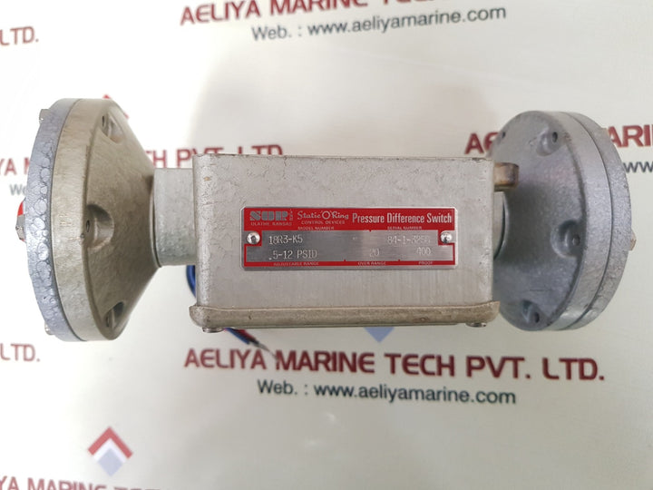 Sor 18r3-k5 pressure difference switch range:5-12 psid