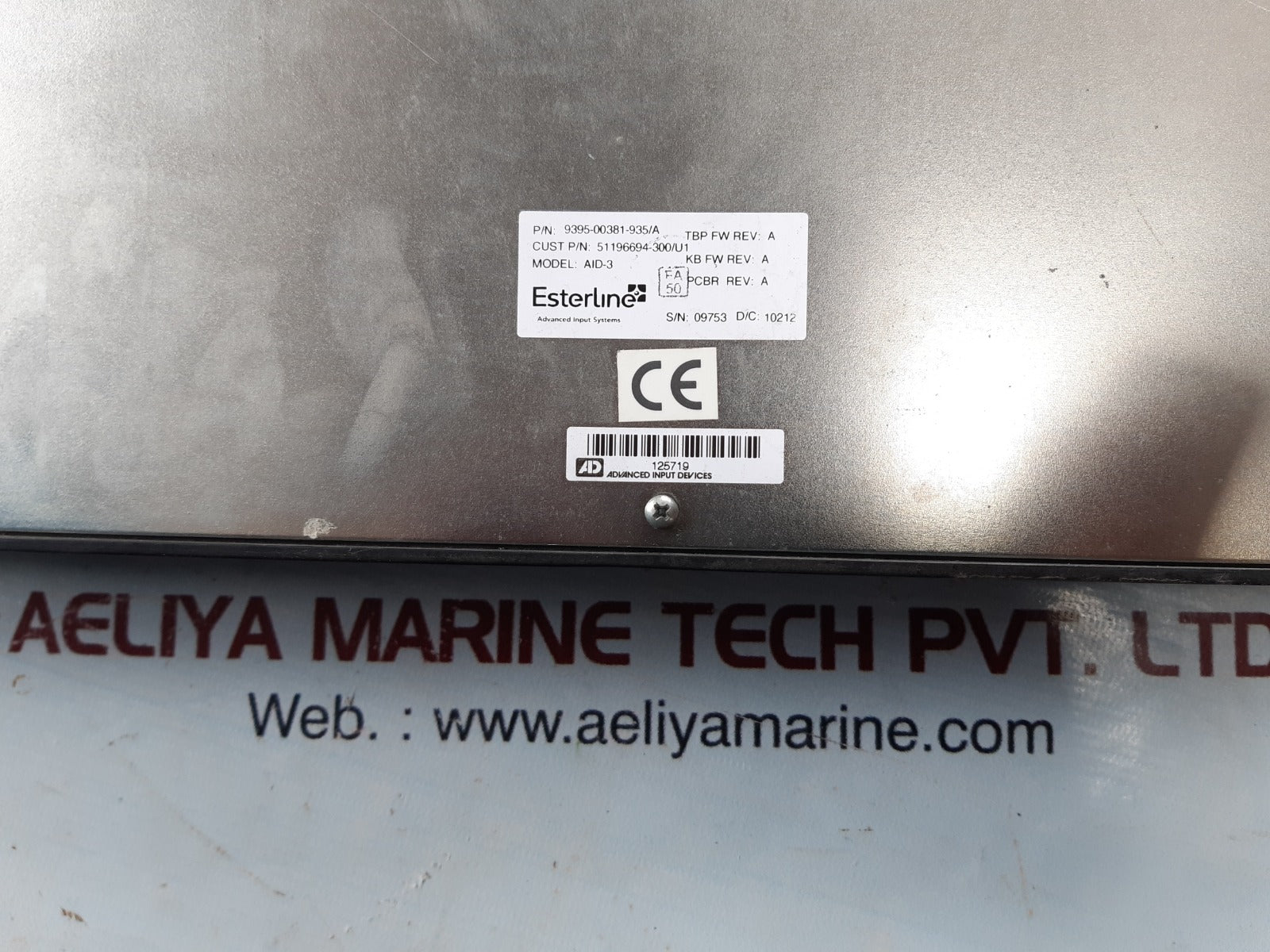 Honeywell 9395-00381-935/a advanced input systems