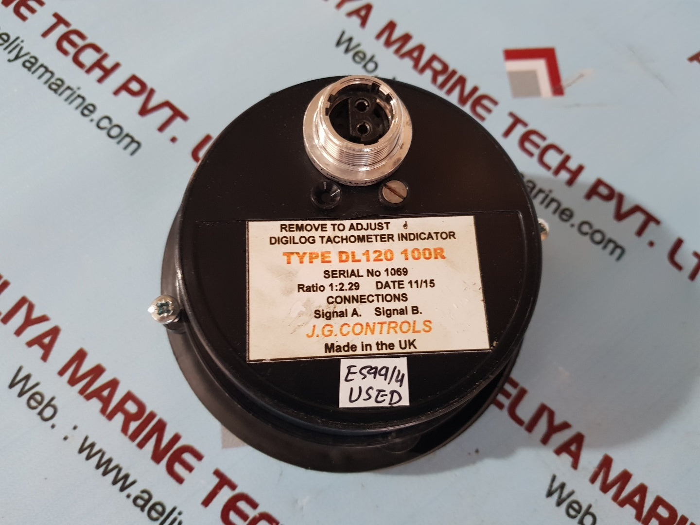 Digilog dl120 100r tachometer indicator rpm x1000