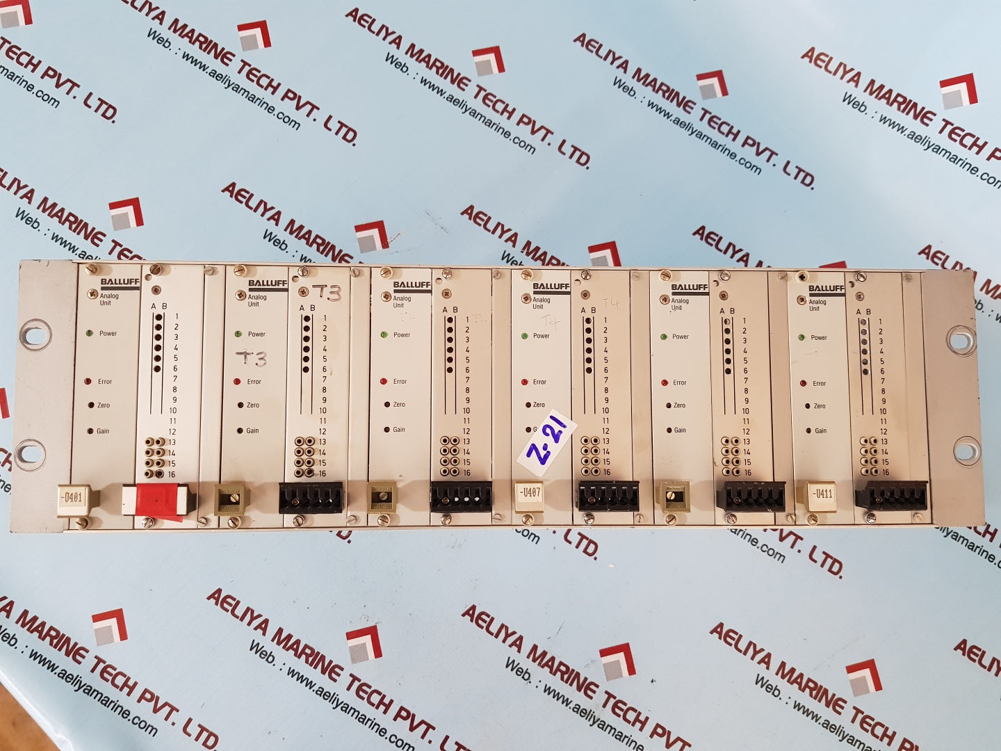 Balluff analog unit pcb rack
