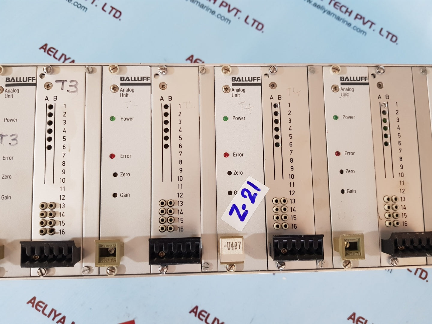 Balluff analog unit pcb rack