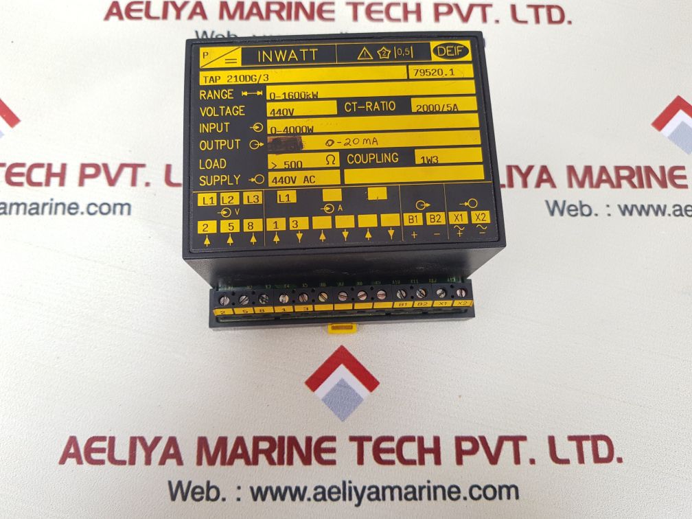 Deif tap 210dg/3 frequency transducer range:0-1600kw
